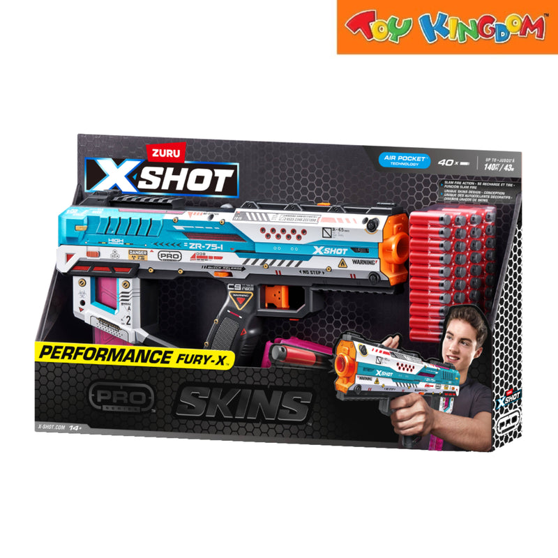 X-Shot Zuru Pro Series Skins Performance Fury X 40pcs Blaster