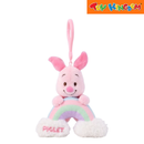 Disney Winnie the Pooh Key Chain Piglet Rainbow Plush