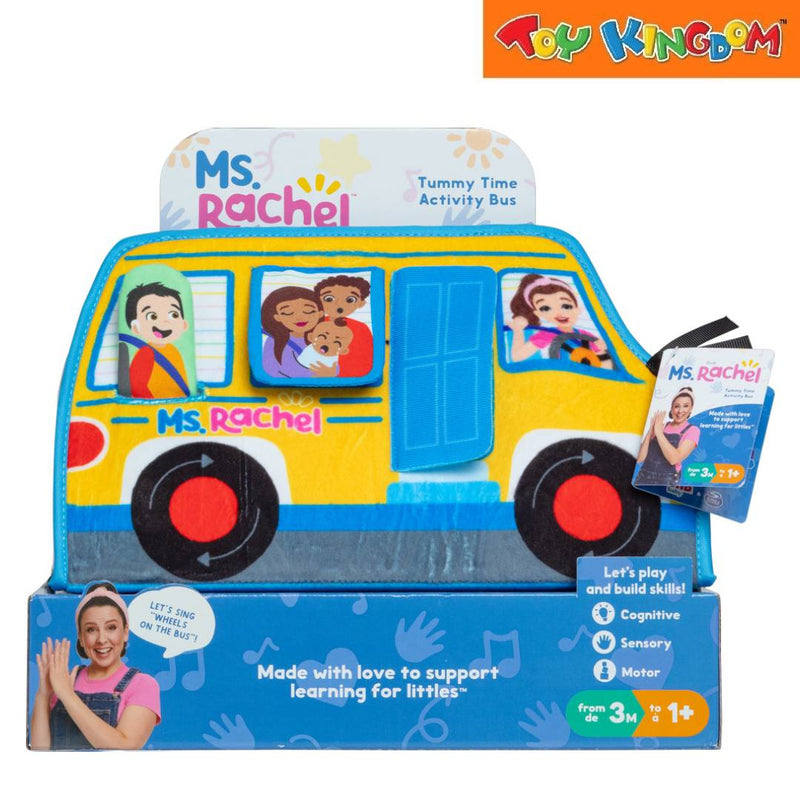 Ms. Rachel Tummy Time Activity Bus Plush