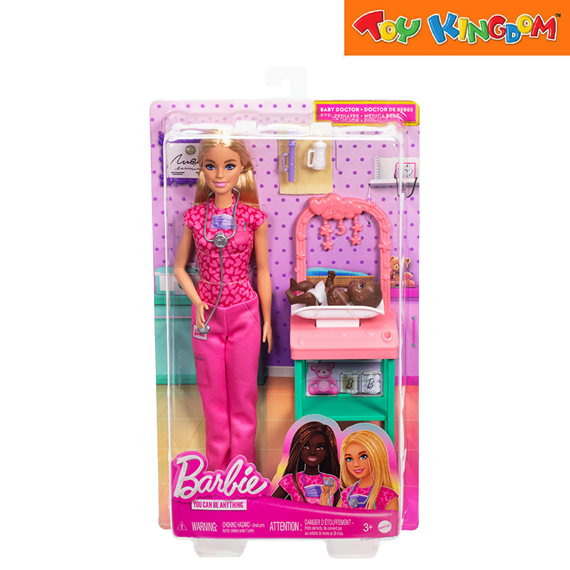 Barbie Baby Doctor Careers Nurturing Playset