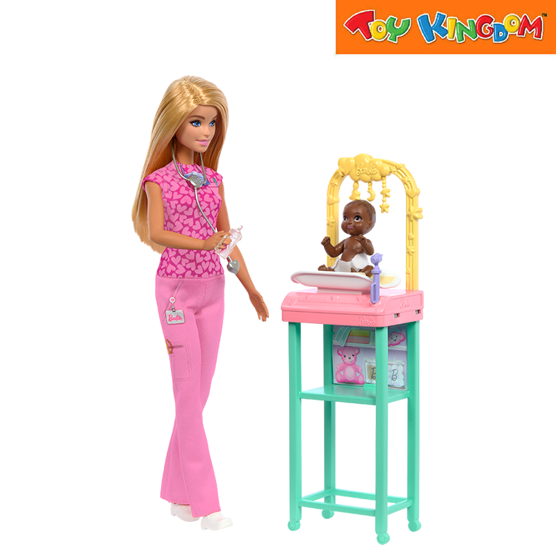 Barbie Baby Doctor Careers Nurturing Playset