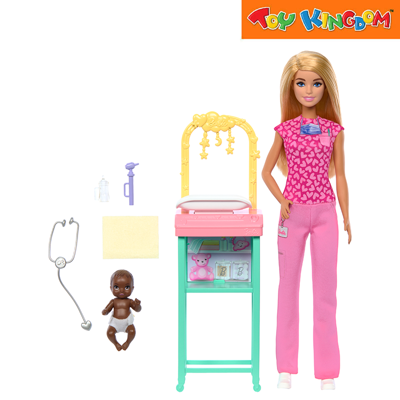 Barbie Baby Doctor Careers Nurturing Playset