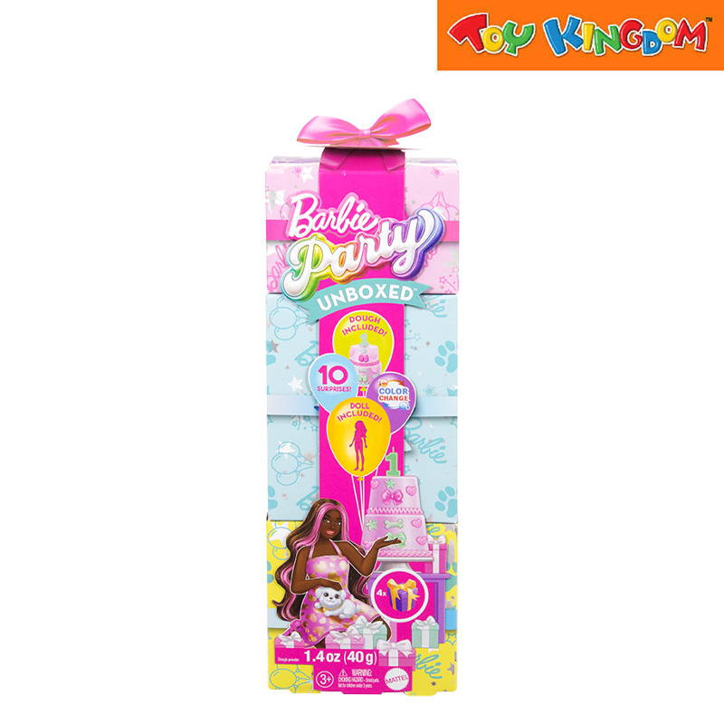 Barbie Unboxed Doll 2 Party Unboxed Pet Birthday Series