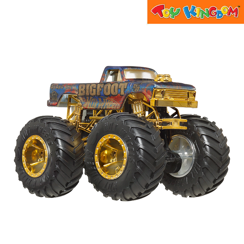 Hot Wheels Big Foot 50Th Anniversary Monster Trucks 1:64 Trophy Champion