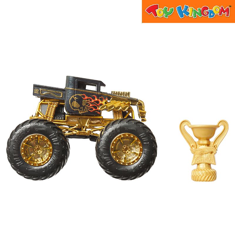 Hot Wheels Bone Shaker 50Th Anniversary Monster Trucks 1:64 Trophy Champion