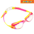 Swimzies Velocity Speed & Performance Pink/Yellow Polarized Swimming Goggles
