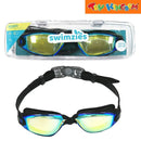 Swimzies Velocity Speed & Performance Black Polarized Swimming Goggles