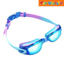 Swimzies Velocity Speed & Performance Blue/Purple Polarized Swimming Goggles