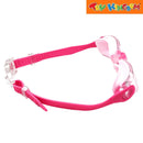 Swimzies Velocity Speed & Performance Pink Clear Polarized Swimming Goggles