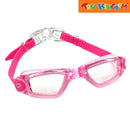 Swimzies Velocity Speed & Performance Pink Clear Polarized Swimming Goggles