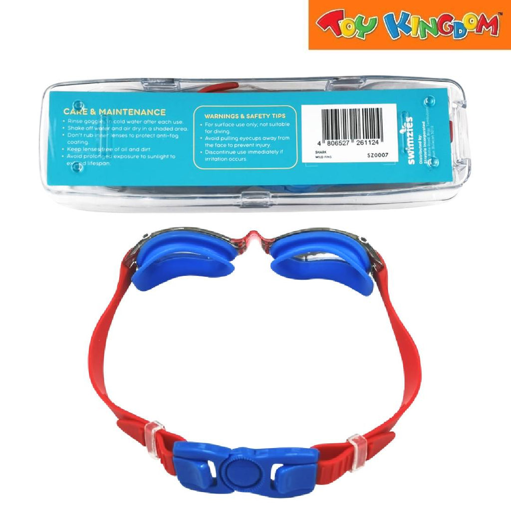 shark goggles and fins Swimzies Wild Fins Adventure Awaits Shark Swimming Goggles – Toy Kingdom