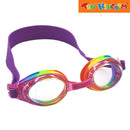 Swimzies Essentials Reliable & Fun Rainbow Clear Swimming Goggles
