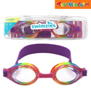 Swimzies Essentials Reliable & Fun Rainbow Clear Swimming Goggles