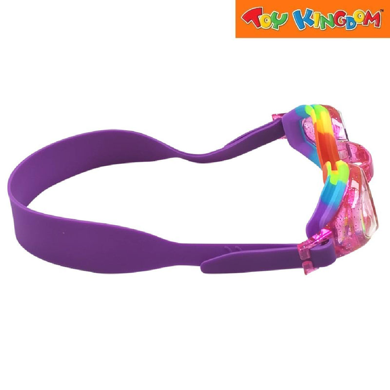 Swimzies Essentials Reliable & Fun Rainbow Clear Swimming Goggles