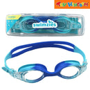 Swimzies Essentials Reliable & Fun Blue Clear Swimming Goggles