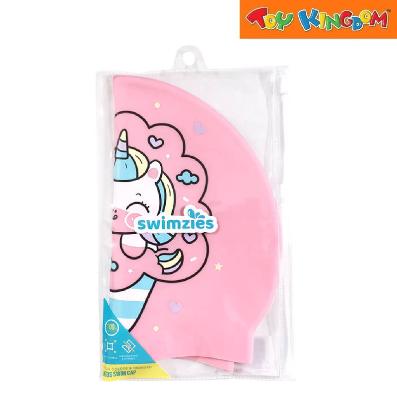 Swimzies Fun Colors & Designs Fairy Unicorn Kids Swim Cap