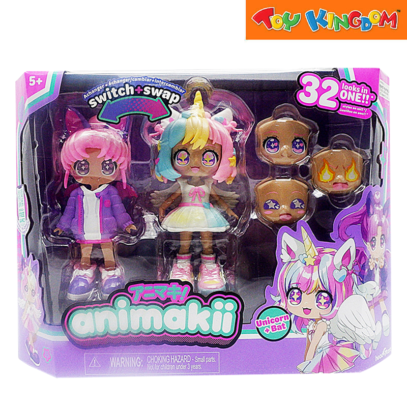 Animakii Switch + Swap Doll Set