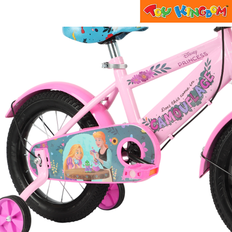 Disney Princess Camouflage 14 inch Bike with Basket