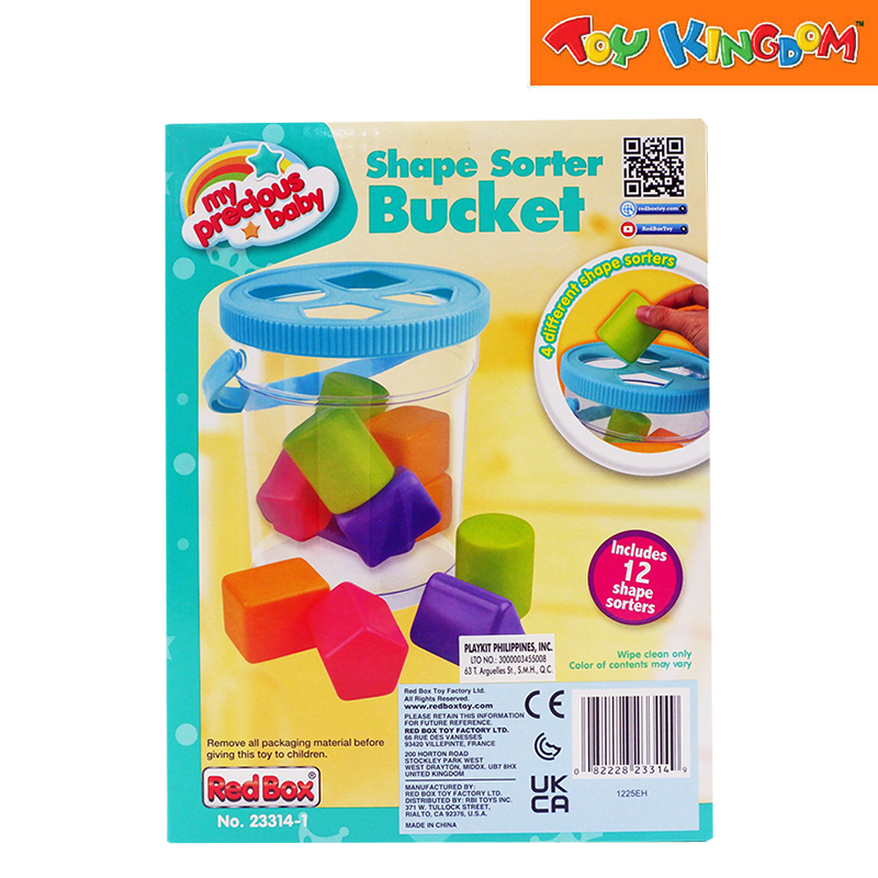 Red Box My Precious Baby Shape Sorter Bucket