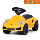 Rastar Porsche 911 Yellow Foot to Floor Ride-on