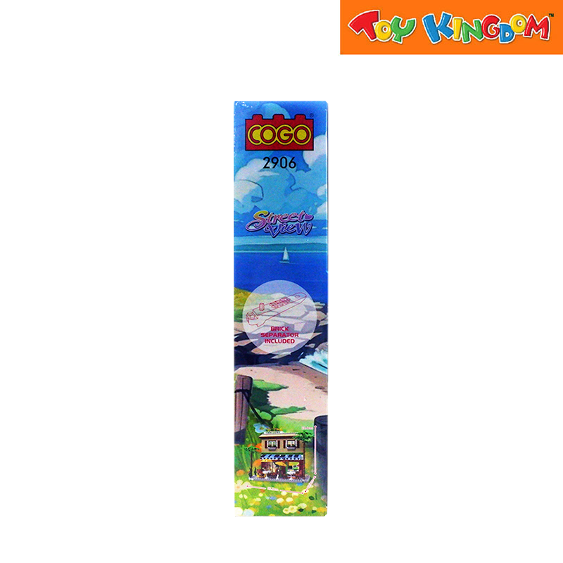 Cogo Street View Coastal Bloom Cafe 915pcs Building Blocks