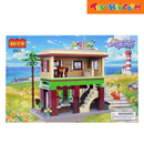Cogo Street View Coastal Bloom Cafe 915pcs Building Blocks