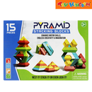 KidShop Blocks 15pcs Pyramid Stacking Blocks