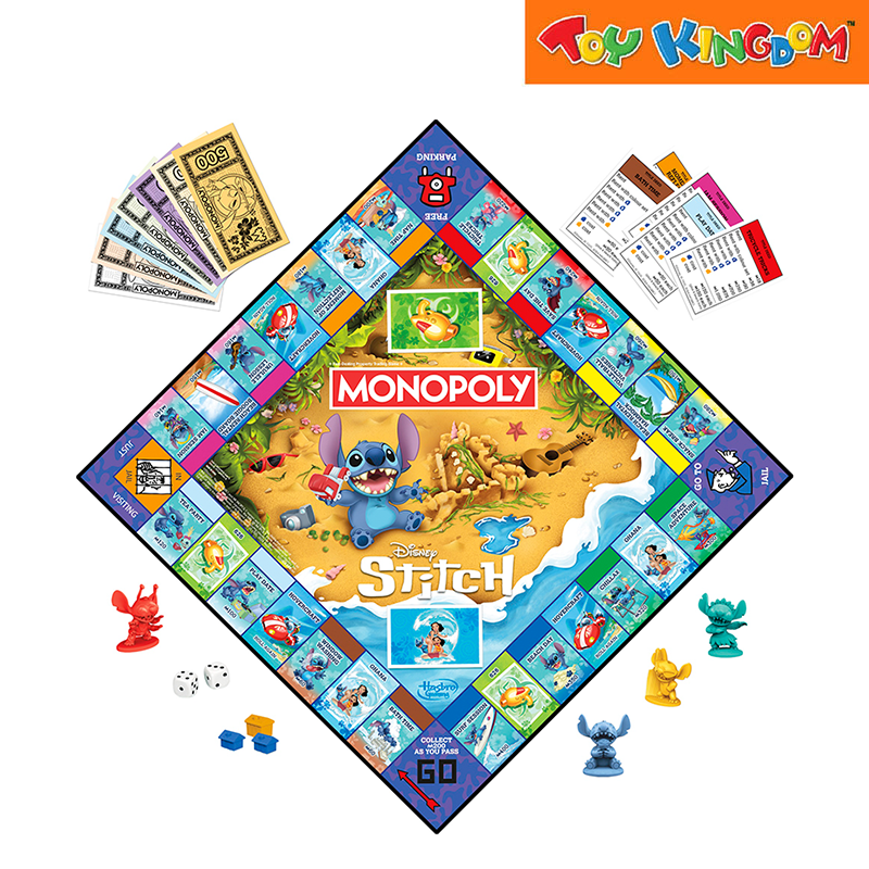 Hasbro Gaming Disney Stitch Monopoly