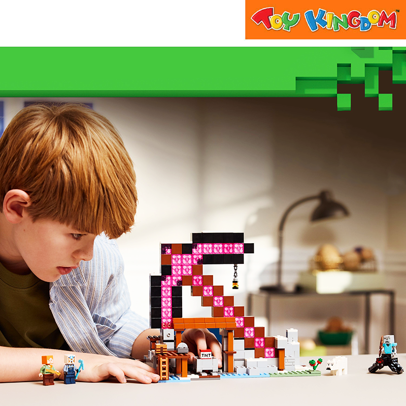 LEGO® Minecraft 21277 The Pickaxe Mine 2025 530pcs Building Blocks