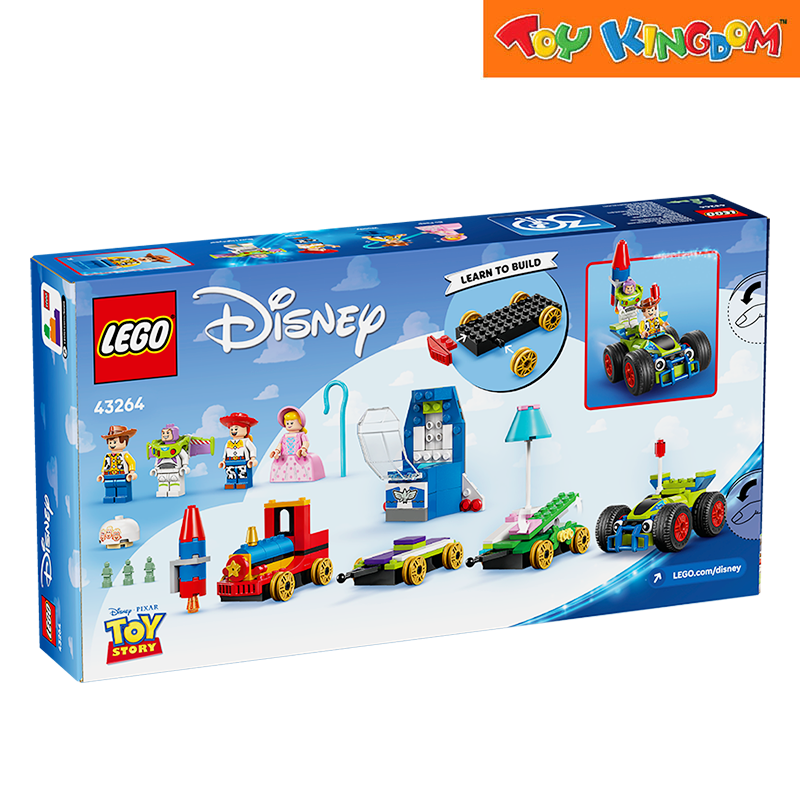 LEGO® Disney Pixar 43264 Toy Story Celebration Train & RC Car 2025 206pcs Building Blocks