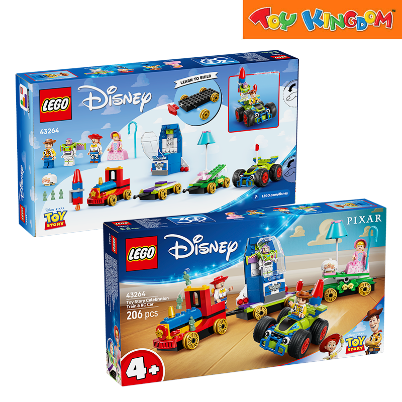 LEGO® Disney Pixar 43264 Toy Story Celebration Train & RC Car 2025 206pcs Building Blocks