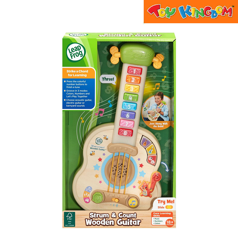 LeapFrog Strum & Count Wooden Guitar