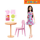 Barbie Pink Passport Japan Cafe Playset