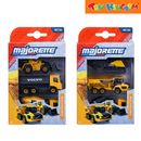 Majorette Volvo Construction 3 Pieces Set Die-cast Metal Vehicles