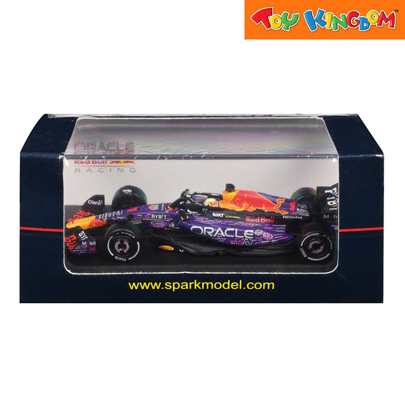 Spark Oracle Red Bull RB19 Formula 1 2023 Las Vegas Grand Prix Max Verstappen No. 1 Die-cast Car