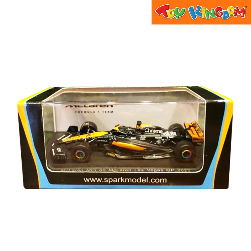 Spark McLaren MCL60 Formula 1 2023 Las Vegas Grand Prix Oscar Piastri No 81 Die-cast Car