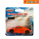 MSZ Official Licensed Die-cast Model Car - Mclaren 765LT Orange