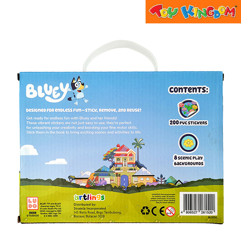 Artlings Bluey Artlings Bluey Playable Sticker Play Set