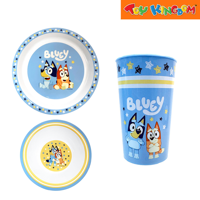 Totsafe Bluey 3pcs Dishware Set