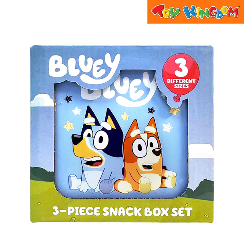 Totsafe Bluey 3pcs Snack Box Set