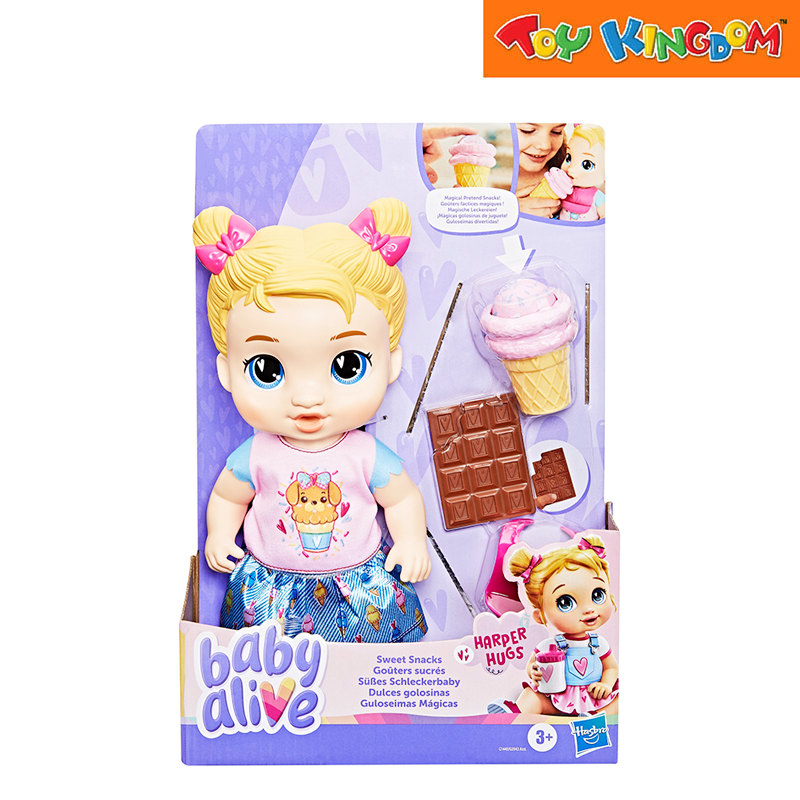 Baby Alive Sweet Snacks Harper Hugs Doll Set