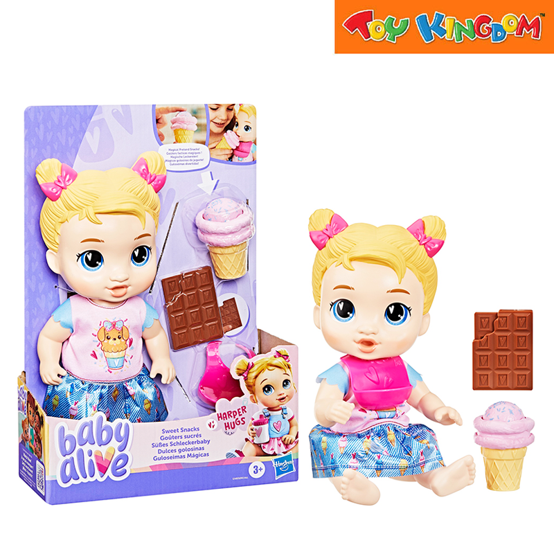 Baby Alive Sweet Snacks Harper Hugs Doll Set