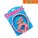 Glamfetti Pink Crystal Polka 4pcs Set Hair accesorries