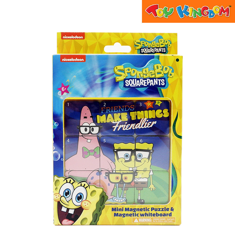 Spongebob Mini Magnetic Puzzle & Magnetic Whiteboard