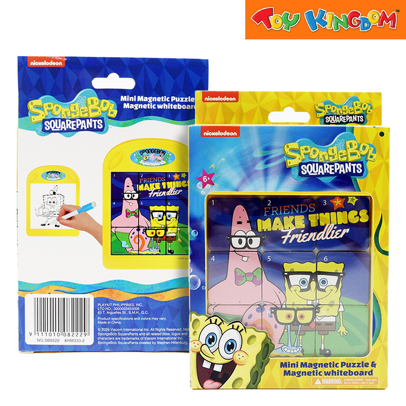 Spongebob Mini Magnetic Puzzle & Magnetic Whiteboard