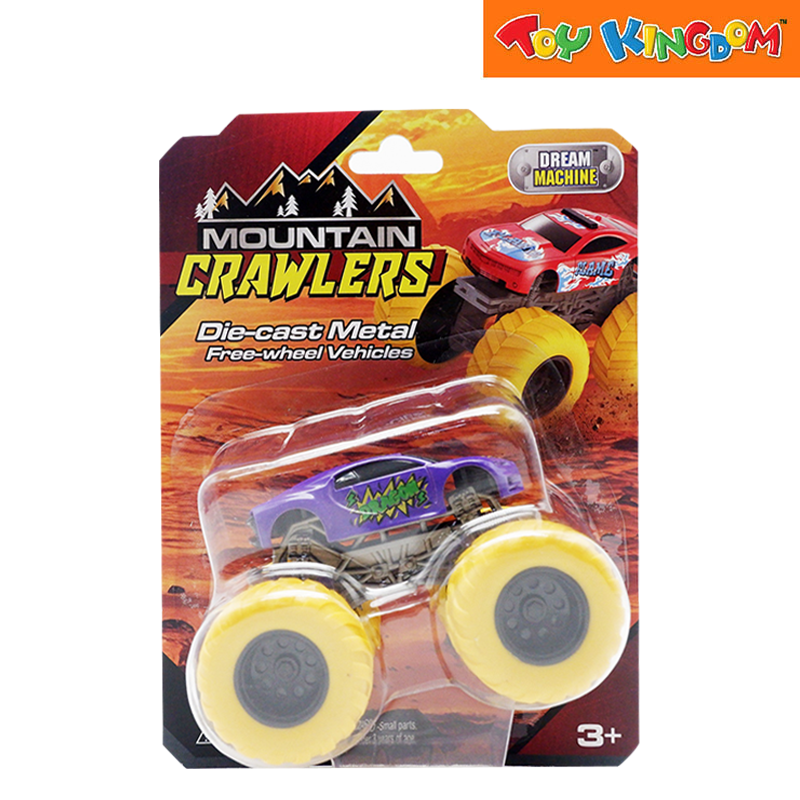 Dream Machine MountaIn Crawlers Die-cast Metal Free Wheel Vehicle