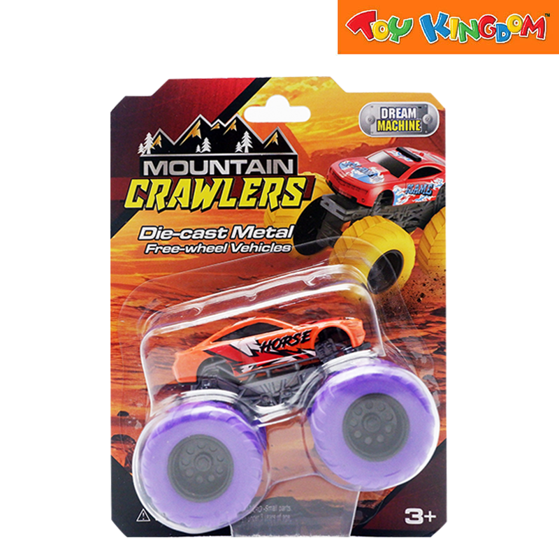 Dream Machine MountaIn Crawlers Die-cast Metal Free Wheel Vehicle