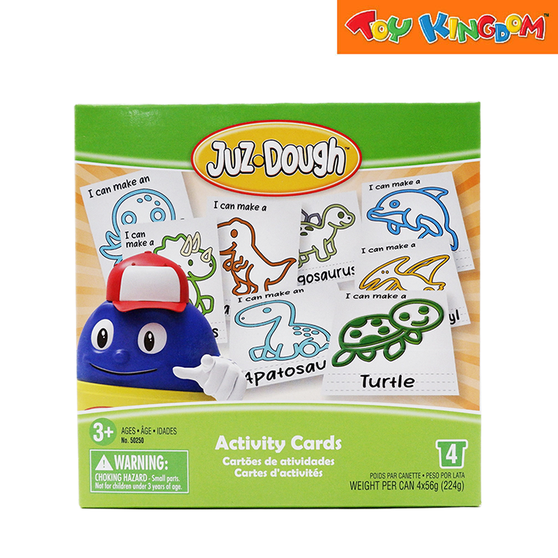 JuzDough Activity Cards Dino & Under The Sea