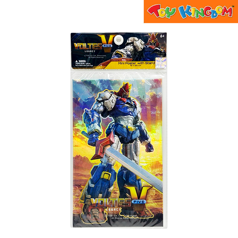 Voltes V 15x25 cm Mini Poster with Stand