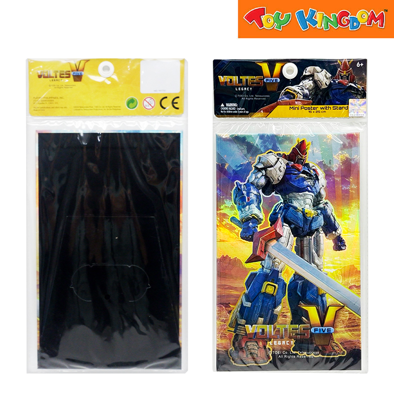Voltes V 15x25 cm Mini Poster with Stand